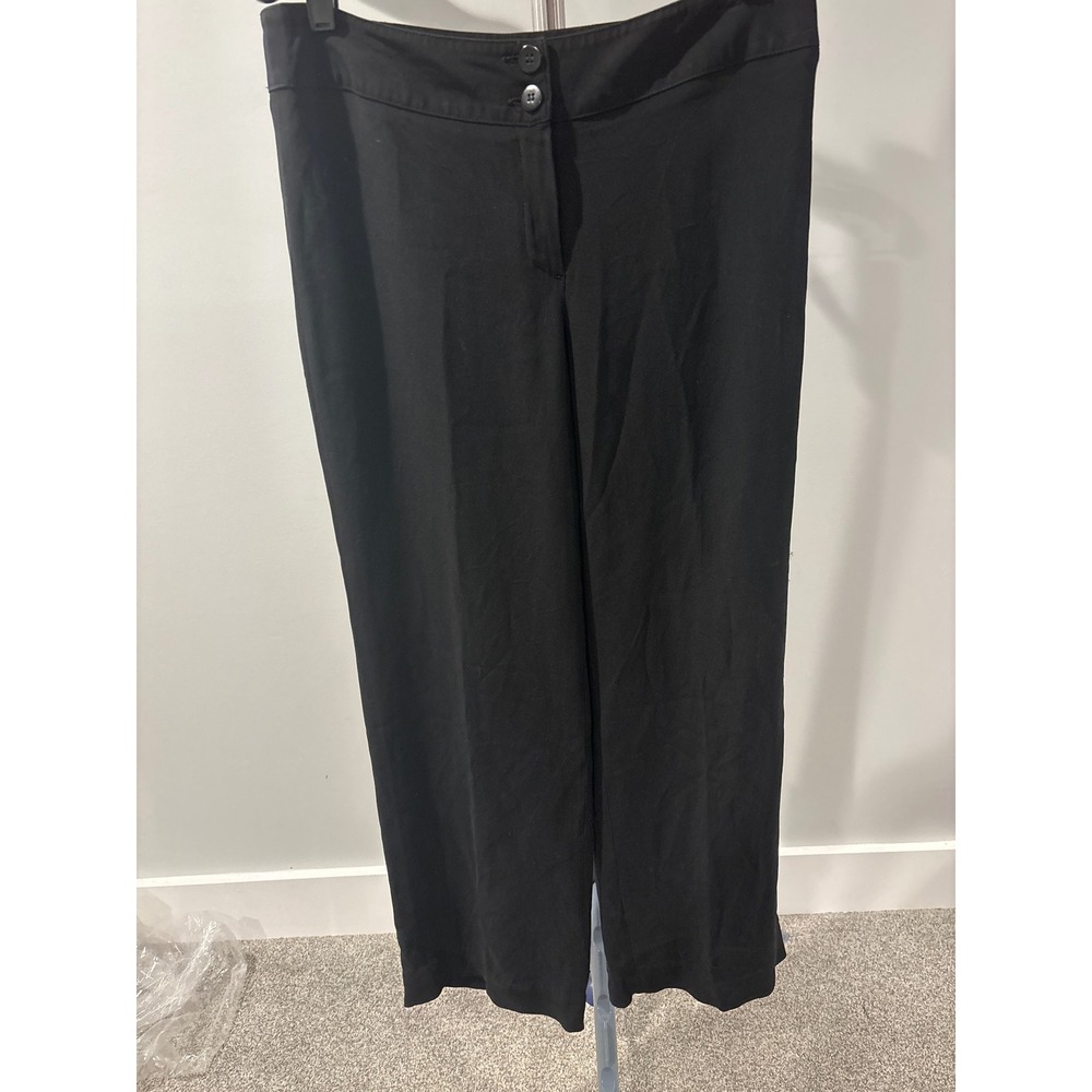 ARMANI COLLEZIONI Italy Womens  Black Slacks Basic Dress Pant Size 10